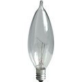 Current Ge Lighting 66107 60 Watt Clear Candleabra Incandescent Light Bulb 66107